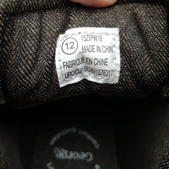 George Men's Size 12 Everyday Comfort Faux Leather Taupe / Brown Ankle Boots - Picture 3 of 8